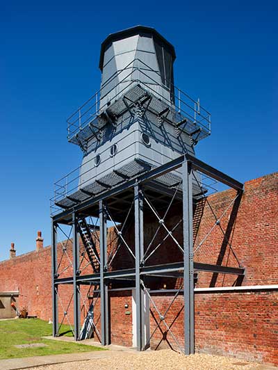 Hurst Castles Grey Lighthouse